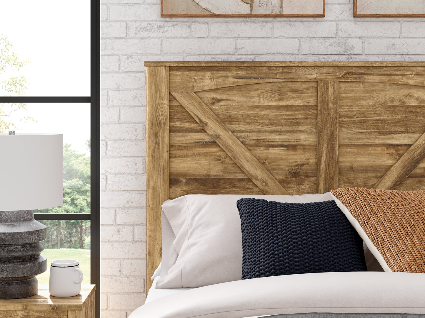 Maystonna  Crossbuck Panel Bed