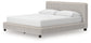 Zuraleus California  Upholstered Bed, Dresser And Mirror