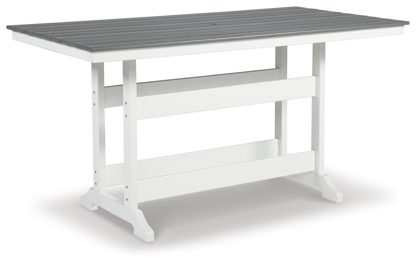 Transville RECT COUNTER TABLE W/UMB OPT