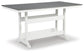 Transville RECT COUNTER TABLE W/UMB OPT