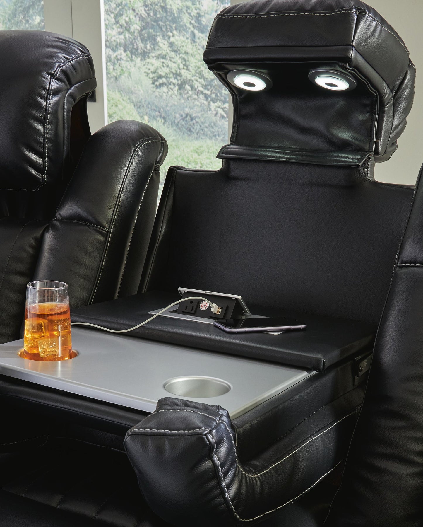 Caveman Den PWR REC Sofa with ADJ Headrest