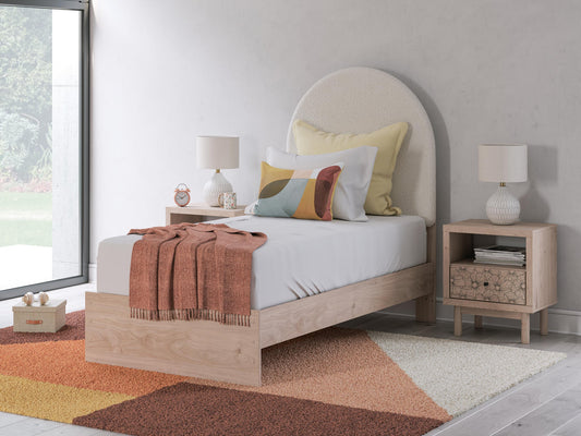 Arloster  Upholstered Panel Bed