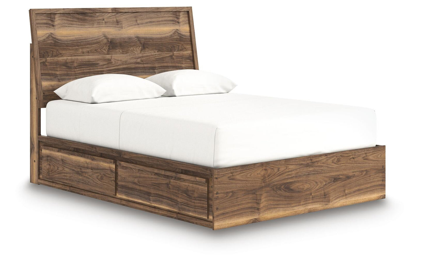 Chirason  Panel Bed With Storage