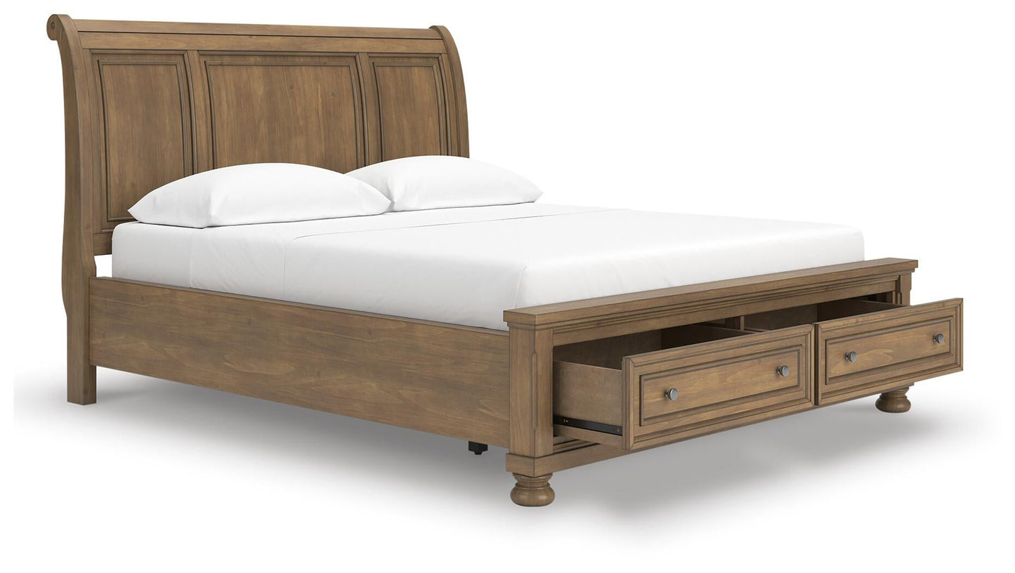 Feddinger California  Storage Sleigh Bed