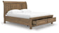 Feddinger California  Storage Sleigh Bed