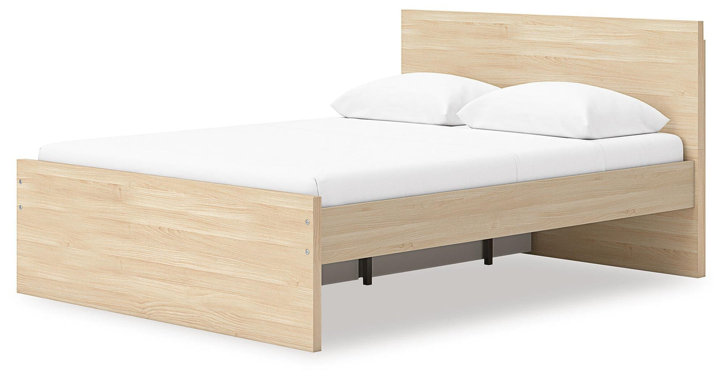 Onita  Panel Platform Bed With 1 Side Storage