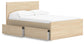 Onita  Panel Platform Bed With 1 Side Storage