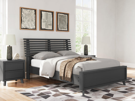 Danziar  Slat Panel Bed