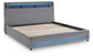 Verishaw California  Upholstered Bed With Wireless Audio