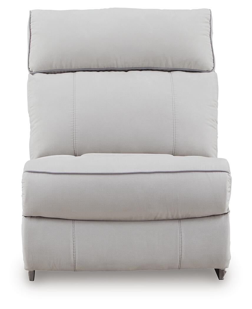 Social Pointe 7-Piece Reclining Sectional with Storage Consoles