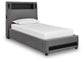 Verishaw  Upholstered Bed With Wireless Audio