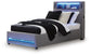 Verishaw  Upholstered Bed With Wireless Audio