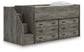 Frandern  Loft Bed With Drawer Storage