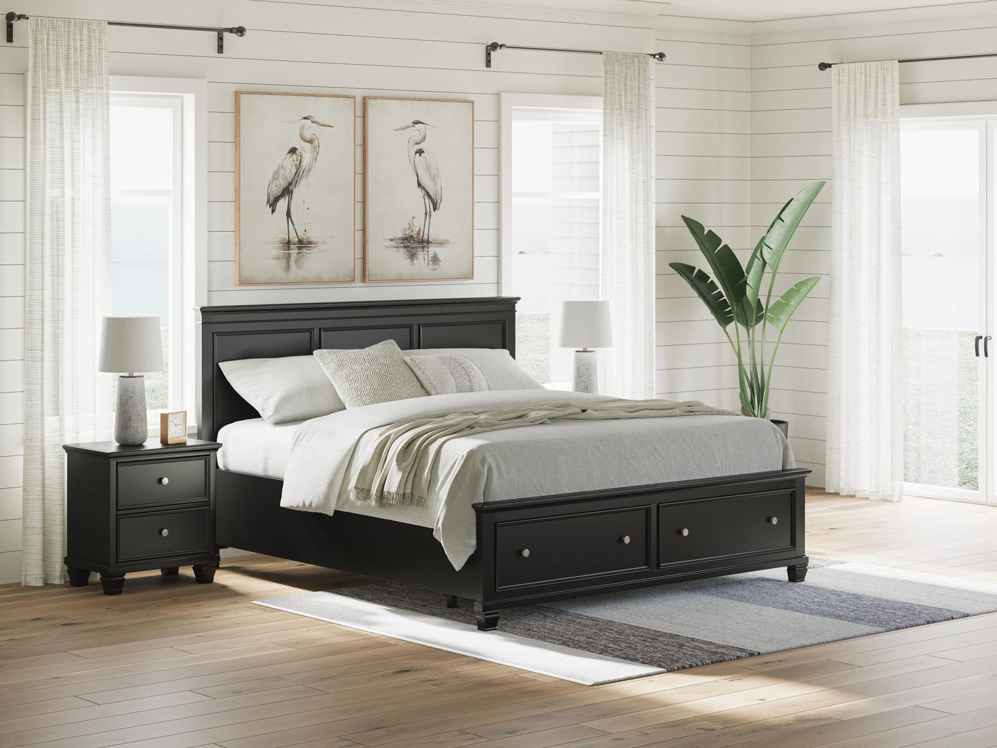Lanolee California  Panel Storage Bed