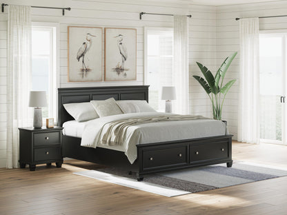 Lanolee California  Panel Storage Bed