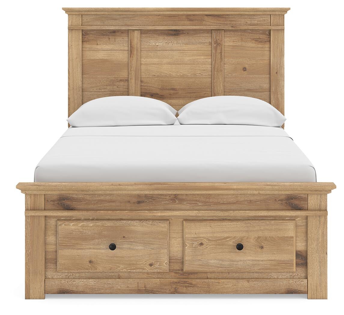 Makidern  Panel Storage Bed
