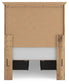Makidern  Panel Storage Bed