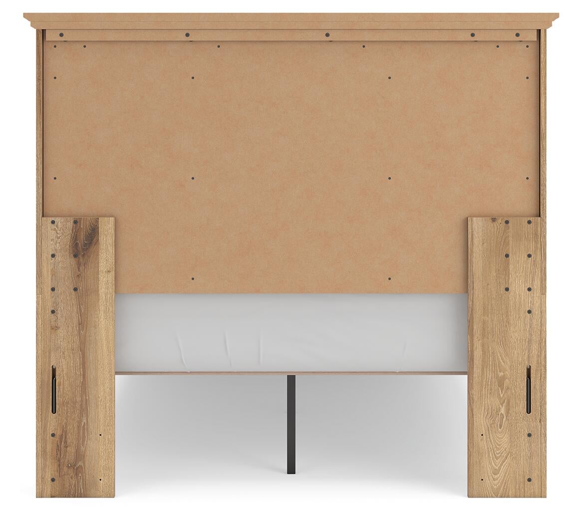 Makidern  Panel Storage Bed