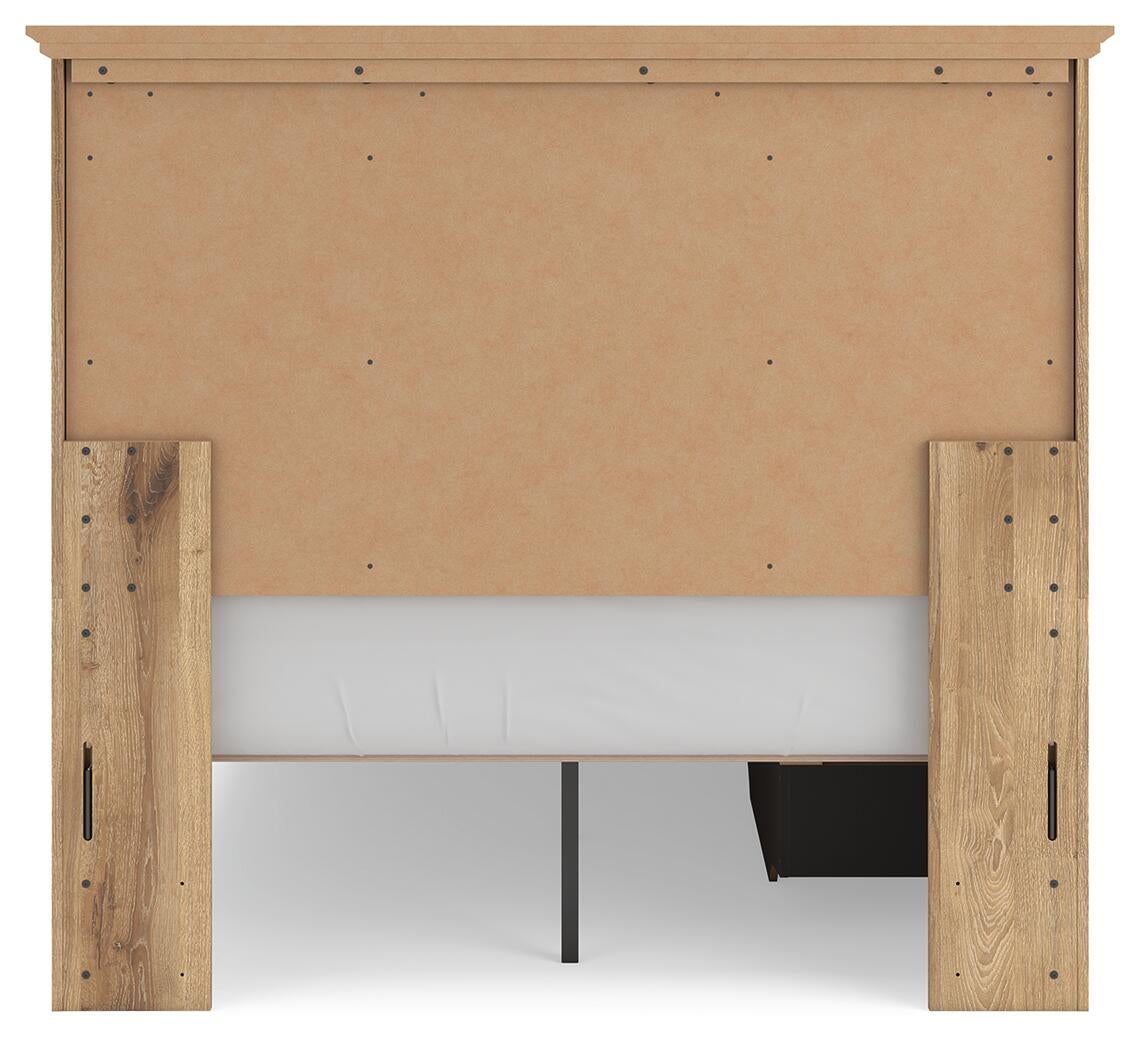 Makidern  Panel Storage Bed