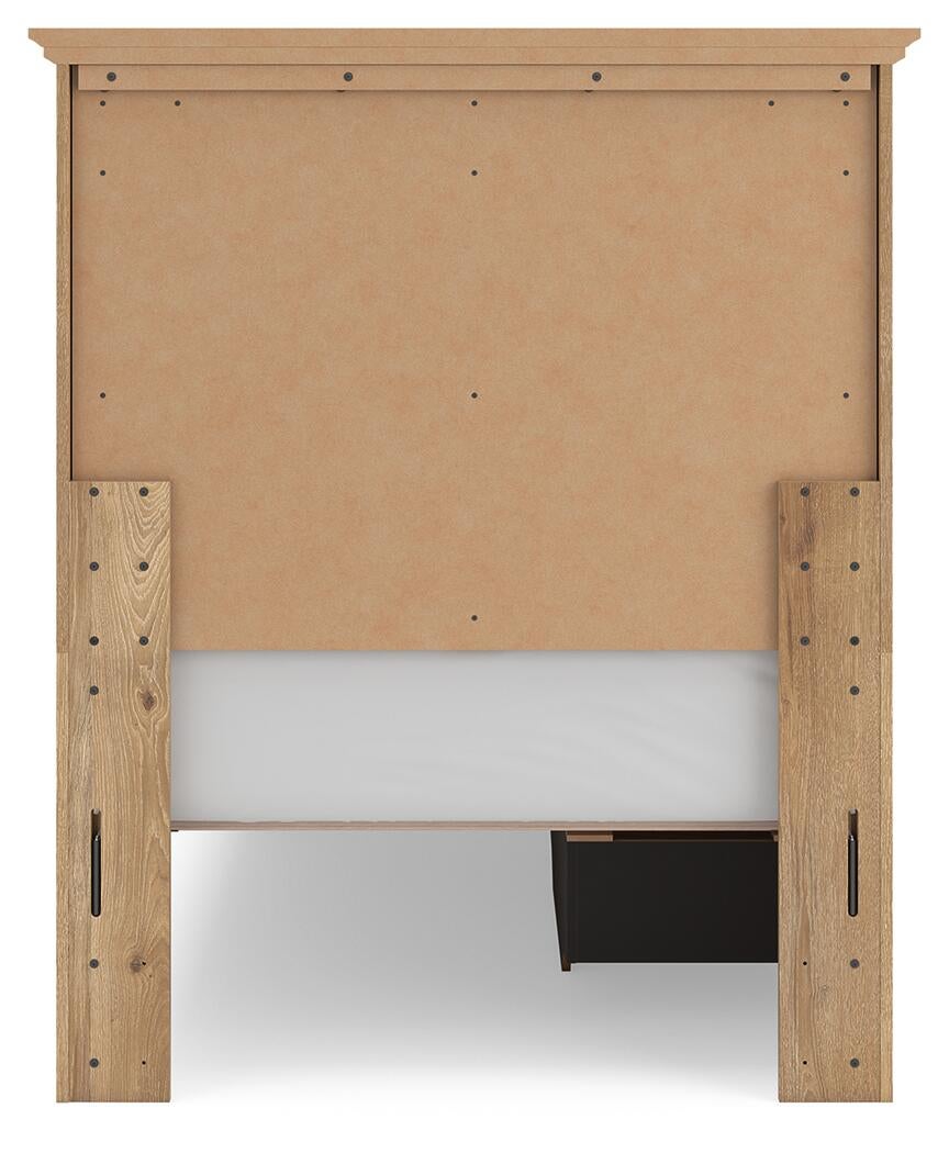 Makidern  Panel Storage Bed