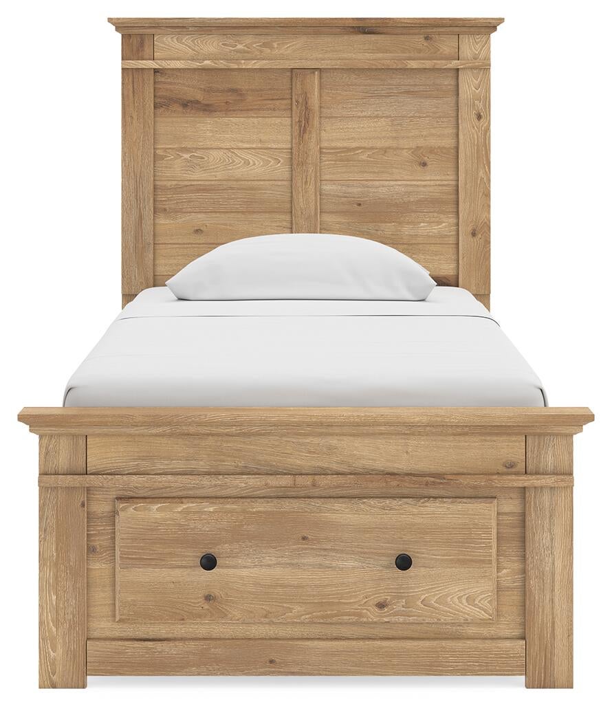 Makidern  Panel Storage Bed