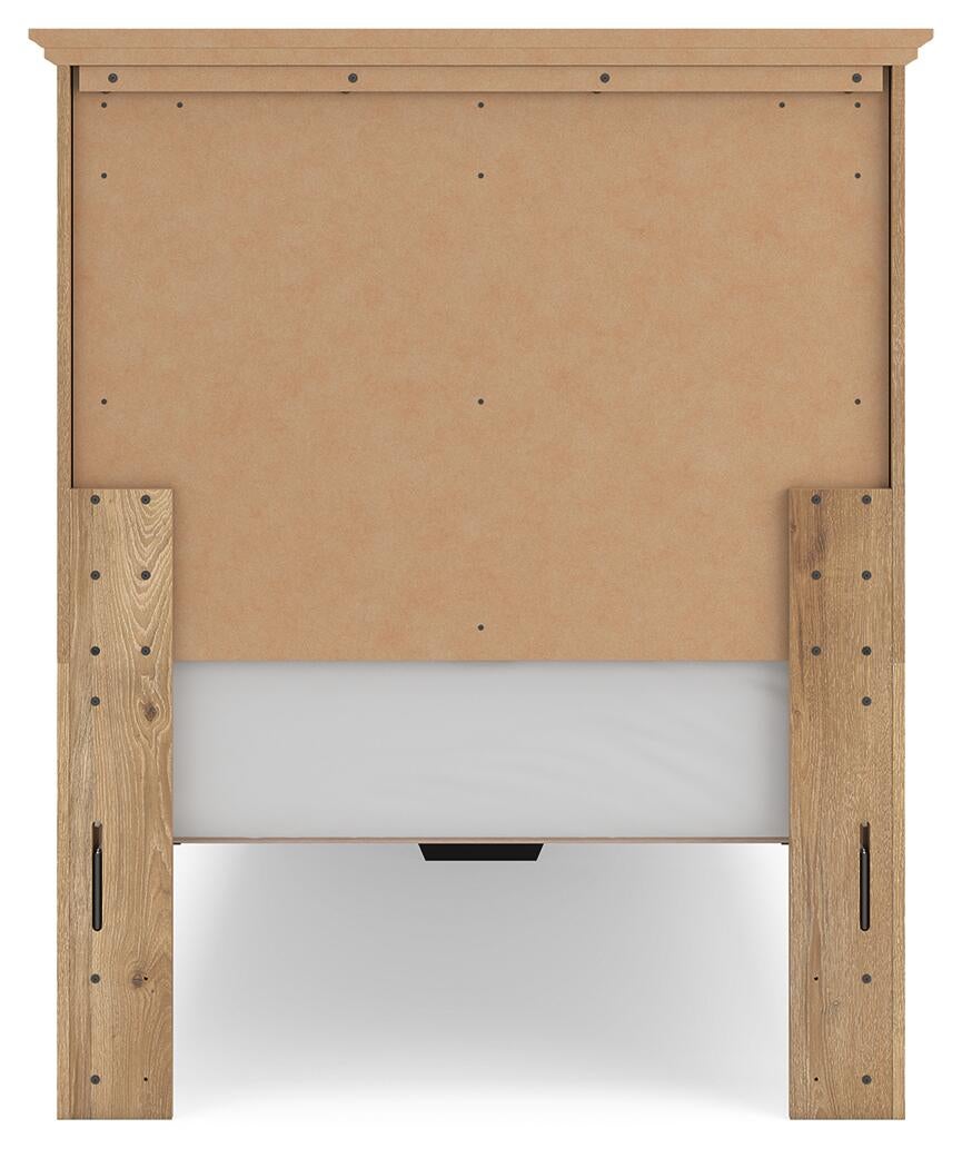 Makidern  Panel Storage Bed