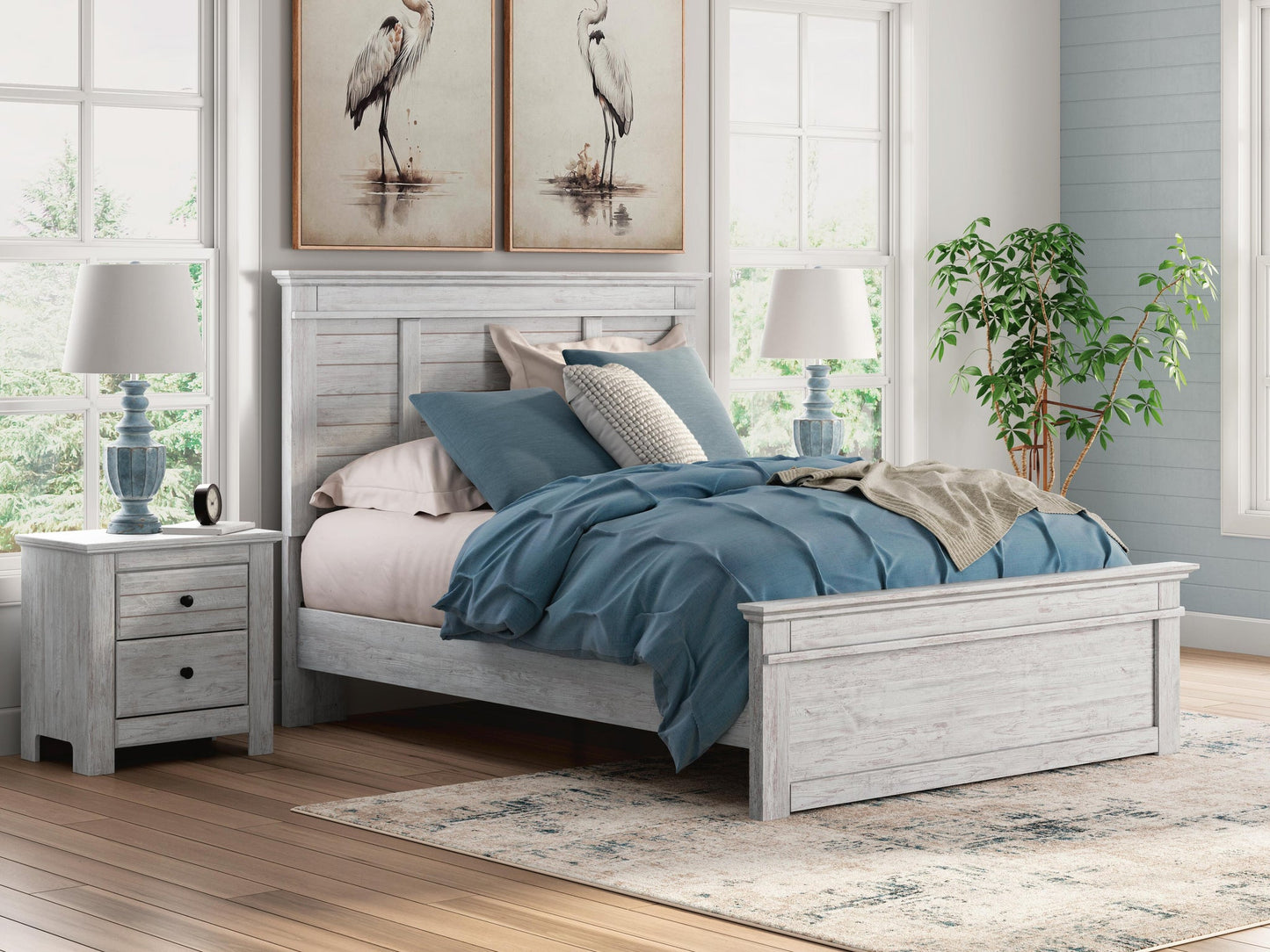 Makidern  Panel Bed