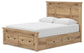 Makidern  Panel Storage Bed