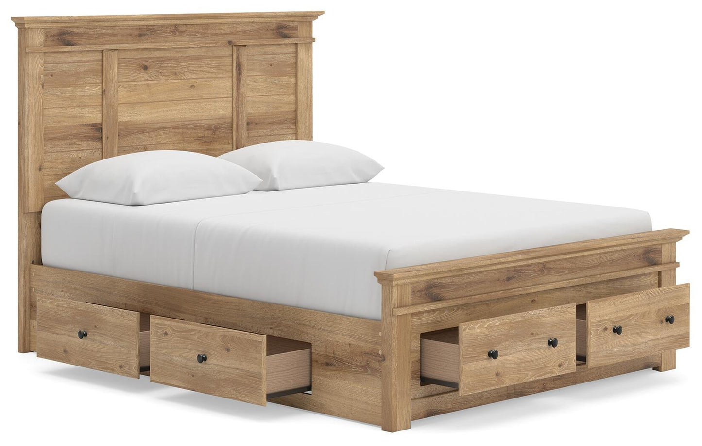 Makidern  Panel Storage Bed