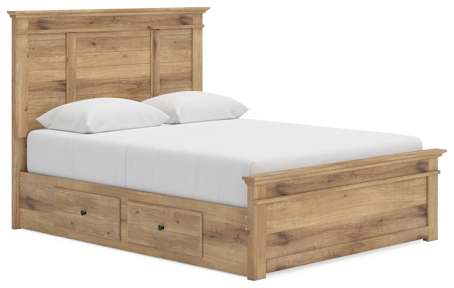 Makidern  Panel Storage Bed
