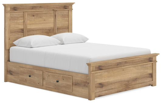 Makidern  Panel Storage Bed