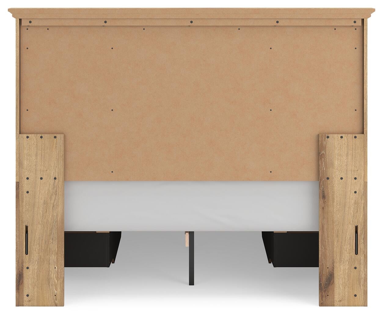 Makidern  Panel Storage Bed