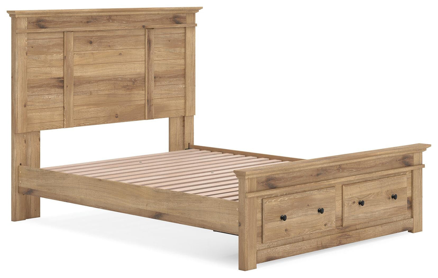 Makidern  Panel Storage Bed