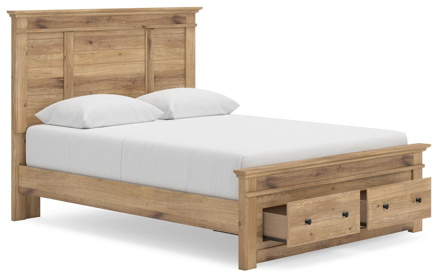 Makidern  Panel Storage Bed