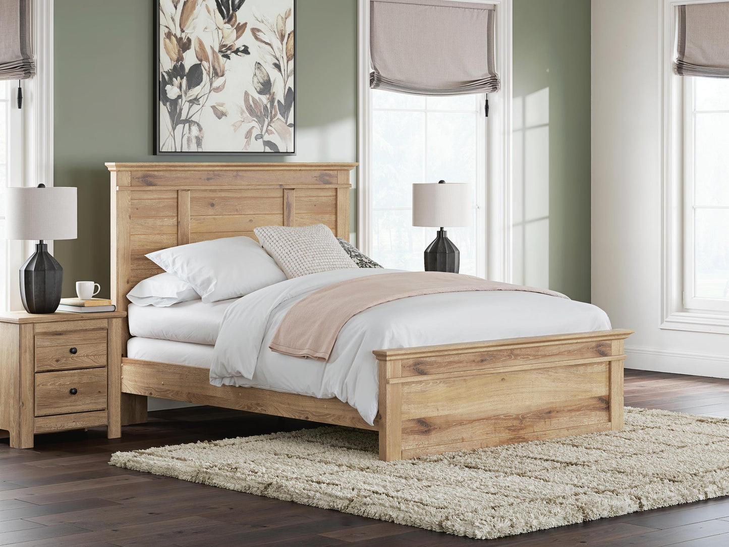 Makidern  Panel Bed