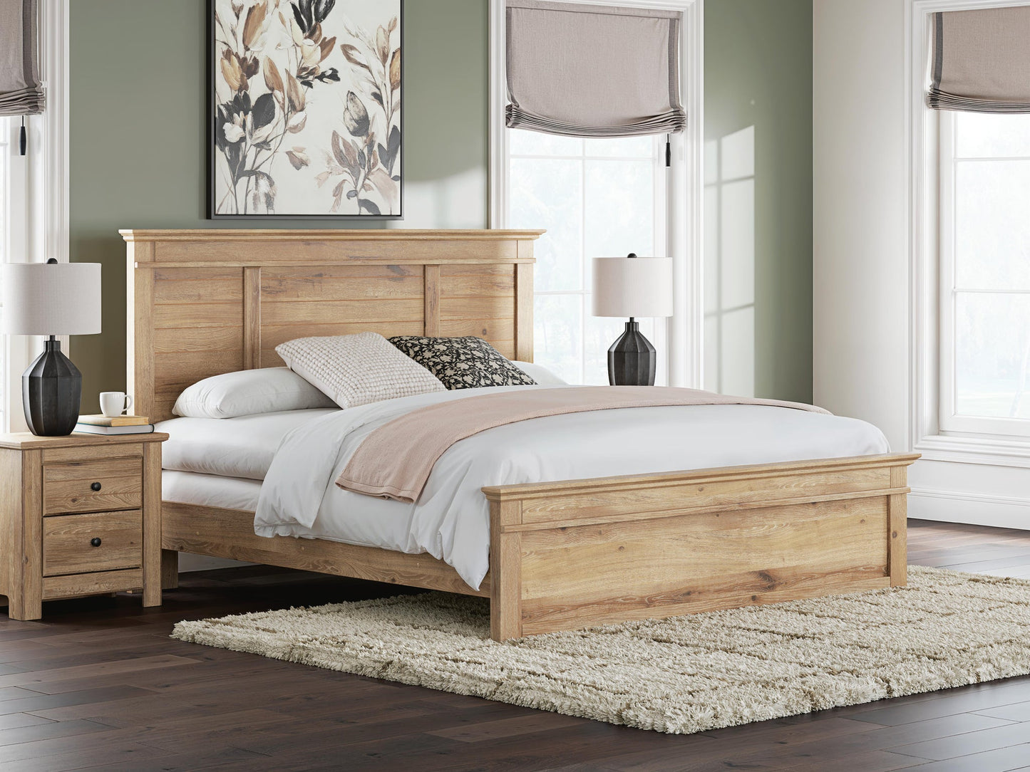 Makidern  Panel Bed