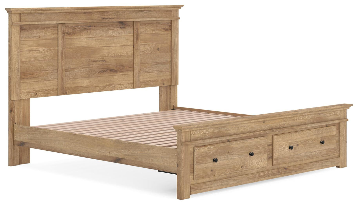 Makidern  Panel Storage Bed