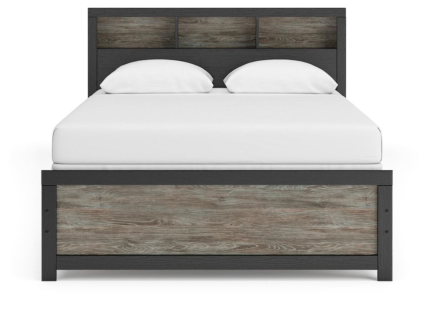 Broachmyn  Bookcase Panel Bed