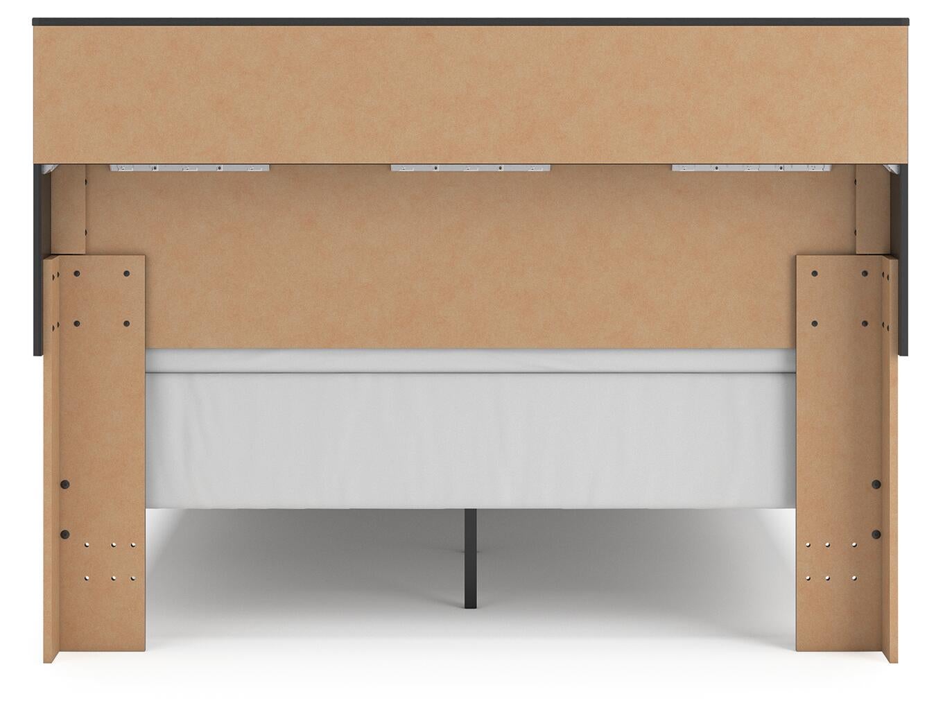 Broachmyn  Bookcase Panel Bed