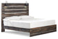 Drystan  Panel Bed With Mirrored Dresser