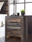 Drystan  Bookcase Bed With 2 Storage Drawers, Dresser, Mirror, Chest And Nightstand