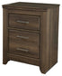 Juararo  Panel Bed With Mirrored Dresser, Chest And Nightstand