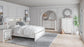 Altyra  Panel Bookcase Bed With Mirrored Dresser