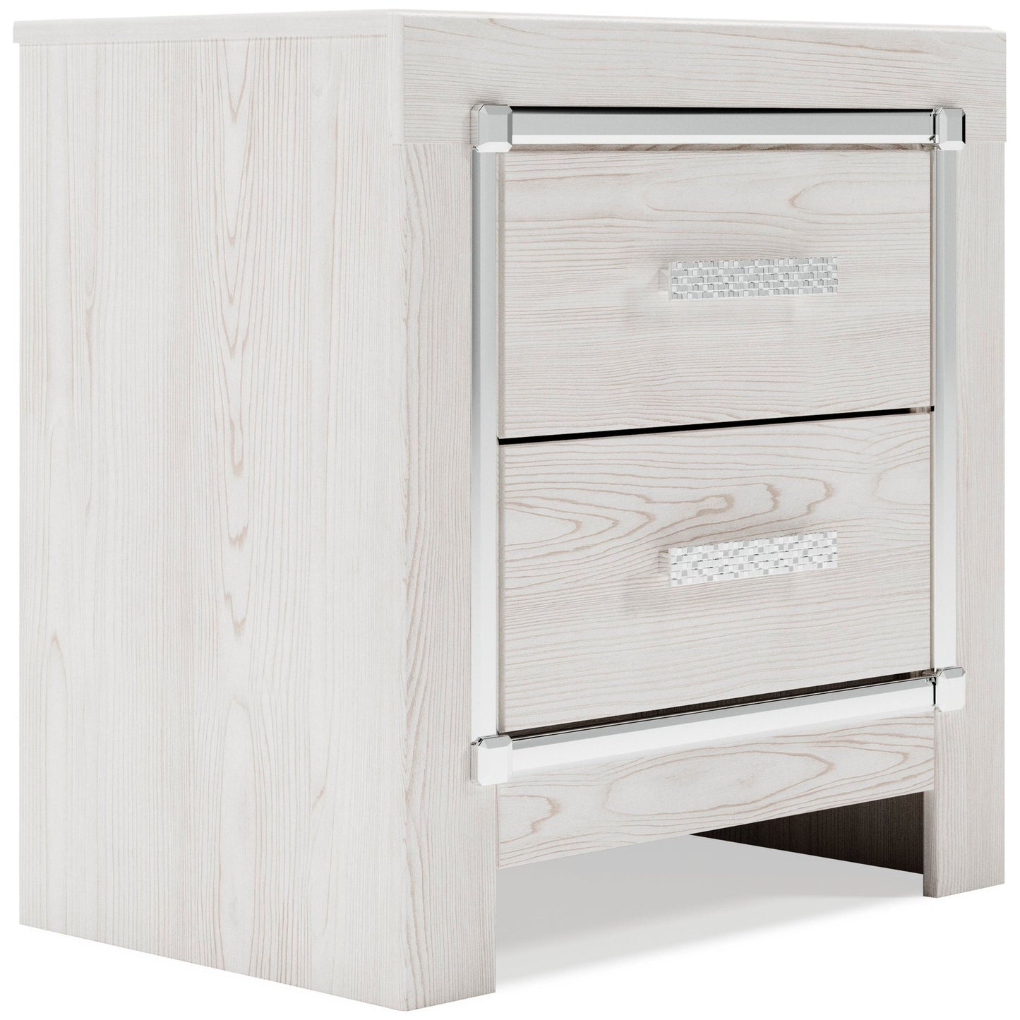 Altyra  Panel Bed With Mirrored Dresser, Chest And Nightstand