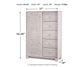 Paxberry  Panel Bed With Mirrored Dresser, Chest And Nightstand