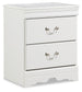 Anarasia  Sleigh Bed With Mirrored Dresser And Nightstand