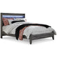 Baystorm  Panel Bed With Mirrored Dresser