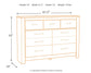Bellaby  Platform Bed With 2 Storage Drawers With Mirrored Dresser And Nightstand