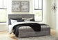 Bronyan  Panel Bed With Mirrored Dresser, Chest And Nightstand
