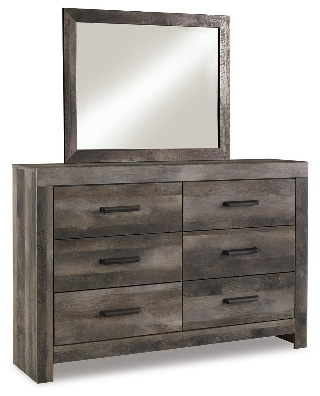 Wynnlow  Poster Bed With Mirrored Dresser, Chest And Nightstand